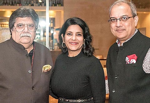 Gourmand Rocky Mohan; Kadambini, GM, Marriott; and Aslam Gafoor