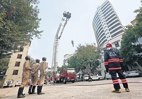 Often the unsung heroes, the fire service personnel in the national capital are always awake to threats to the safety of resident. (PHOTO | EPS, SHEKHAR YADAV)