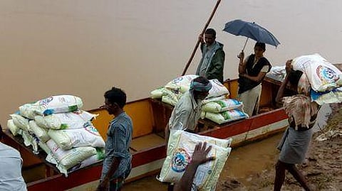 Volunteers oversee supply of quality rice at the doorstep of the beneficiaries as part of a pilot project in Srikakulam district| Express