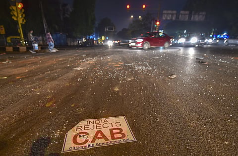 Protests against CAA have rocked the nation and with some of them turning violent, cops have resorted to lathi charge and tear gas to disperse protestors. (Photo | PTI)