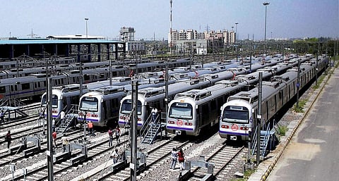 Delhi metro photo for representational purposes. (Photo | PTI)