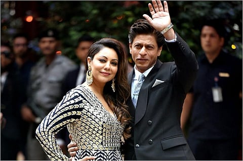 Shah Rukh Khan and Gauri Khan. (Photo| PTI)