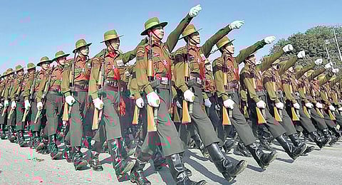 The Army has a holding strength of 11,85,146 soldiers. (File Photo)