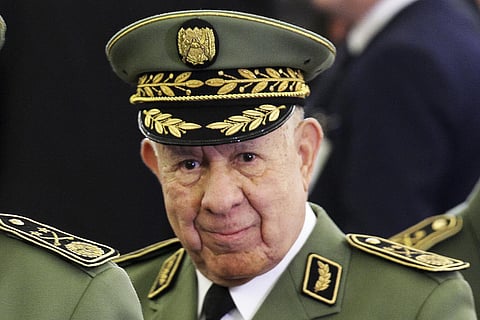 Algeria's powerful military chief died unexpectedly Monday, according to government media reports, leaving his country gripped by political uncertainty after 10 months of pro-democracy protests. (Photo | AP)