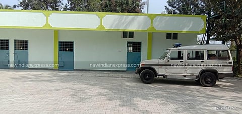 At first appearance, it looks almost like an imposing jail — with a formidable 10-ft high boundary wall, barbed wires and two watchtowers. (Photo | Special Arrangement)