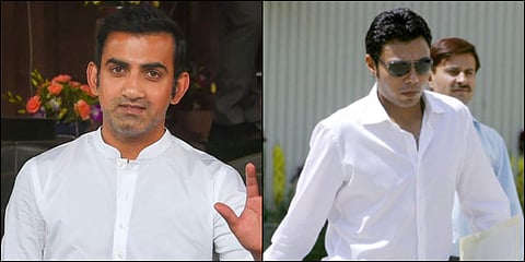 East Delhi MP Gautam Gambhir (left) and Former Pakistani cricketer Danish Kaneria (Right) (Photos | PTI, AP)
