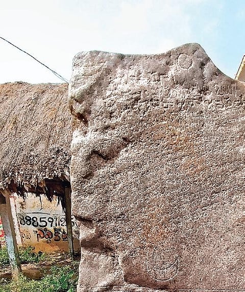 Inscription dating back to 11th century AD in Amrutaluru village of Tenali mandal in Guntur district | Express