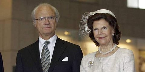 Sweden's King Carl XVI Gustaf and Queen Silvia (File Photo | AP)