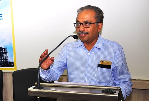 BPCL's Kochi refinery head Prem K Panicker (Photo| Facebook/ @BharatPetroleumcorporation)