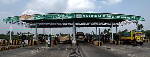 File photo of a toll plaza (Photo | EPS)