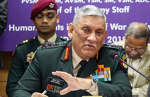 Army Chief General Bipin Rawat (Photo| PTI)