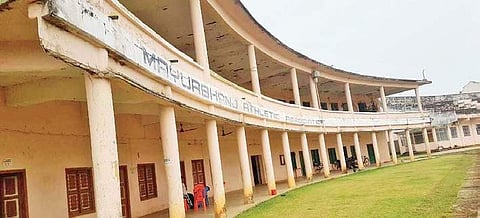 Crumbling Baripada stadium in Mayurbhanj district | Express