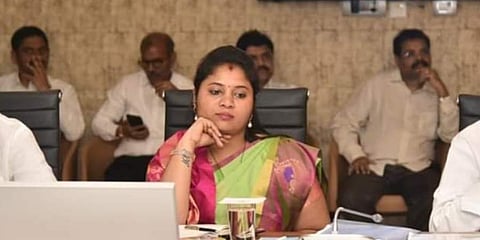 Andhra Pradesh Deputy Chief Minister P Pushpa Sreevani (Photo | Twitter)