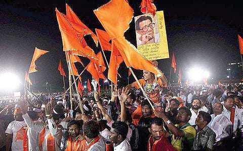 Shiv Sena flags used for representation (File Photo | PTI)