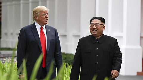 US President Donald Trump and North Korean leader Kim Jong Un (File | AP)
