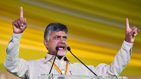 Andhra Pradesh Chief Minister Chandrababu Naidu.