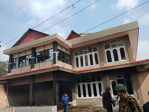 Residence of Arunachal Deputy Chief Minister Chowna Mein. | Express Photo Services