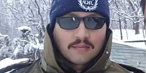 DySP Aman Thakur who was killed during an encounter in J&K's Kulgam on Sunday (Photo | Facebook/Aman Thakur)