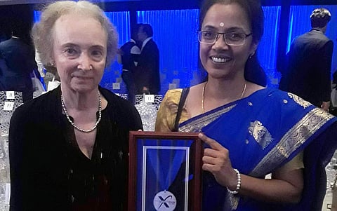 Rita Sutcliffe and Dr Prema Nedungadi of the Amrita CREATE Team