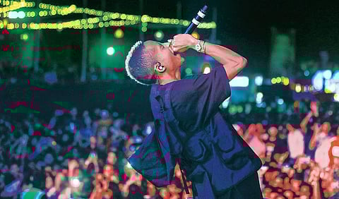 Jaden Smith makes his appearance.