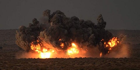 Image of a bomb blast for representational purpose only. (Photo | EPS)