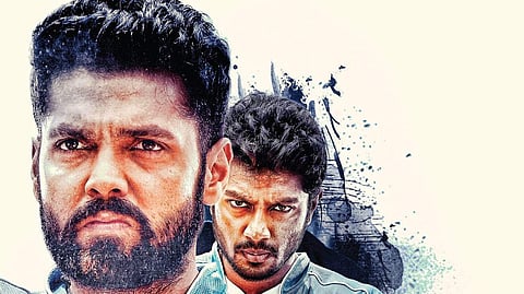 Rakshit Shetty and Shreyas Manju in 'Paddehuli'.