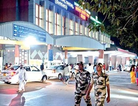 Security personnel have been deployed at KSR railway station | express