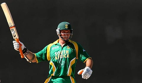 Graeme Smith celebrates his fifty. (File Photo | AFP)
