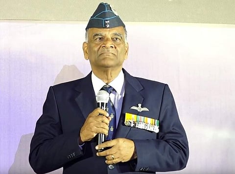 S Varthaman, father of Indian pilot Wing Commander Abhinandan Varthaman. (Photo: YouTube screengrab)