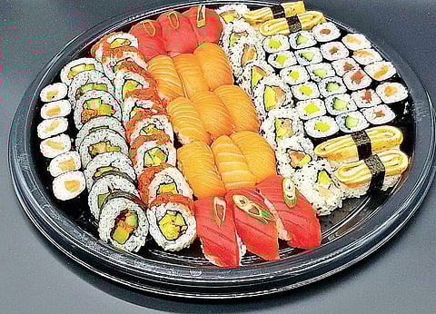 Sushi platter