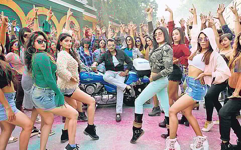 A still from Yajamana