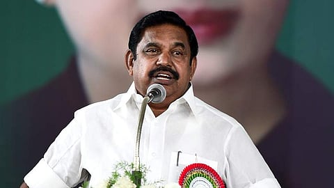 AIADMK general secretary Edappadi K Palaniswami