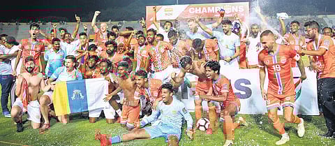 Chennai City rallied to defeat outgoing champions Minerva Punjab in the final I-League fixture to take home the title at Jawaharlal Nehru Stadium in Coimbatore on Saturday | Express