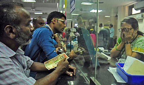 Only Rs 10,720 crore of the junked currency notes did not return to the banking system. (File photo | EPS)