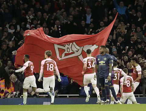 Arsenal climbed above United into fourth place after their 2-0 win | AP
