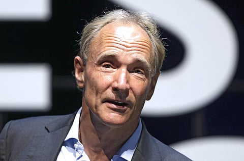 English computer scientist Tim Berners-Lee, best known as the inventor of the World Wide Web, attends the Cannes Lions 2015, International Advertising Festival in Cannes, southern France. (Photo | AP)