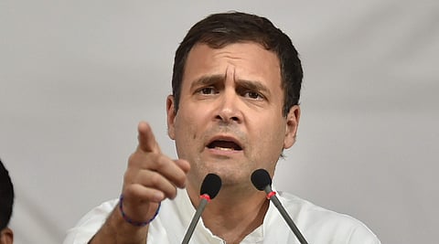 Congress chief Rahul Gandhi (File Photo | PTI)