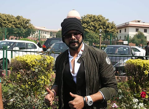 Cricketer S Sreesanth addresses to media after the Supreme Court judgement on Spot fixing case at Supreme Court. (Photo|Shekhar Yadav/ EPS)