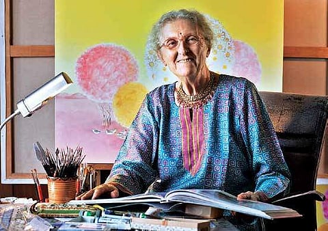 86-year-old Delteil s part of one of the most famous art families in India.