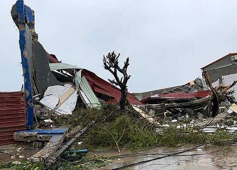 This handout picture taken and released on March 18, 2019 by the United Nations World Food Programme (WFP) shows damages in Beira, Mozambique, in the aftermath of the passage of the cyclone Idai. (AFP photo)