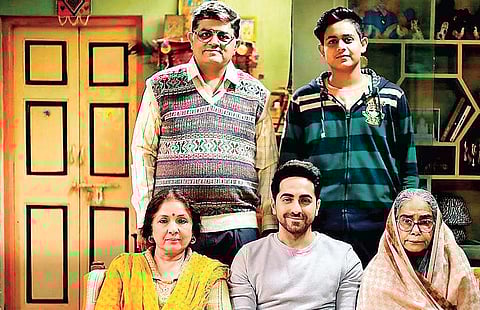 A still from 'Badhaai Ho'. (Photo | Twitter)