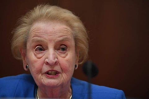 Madeleine Albright. (Photo | AFP)
