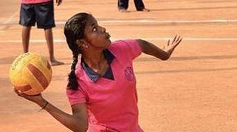 People with disabilities play at JN Stadium on Friday. (D Sampathkumar | EPS)