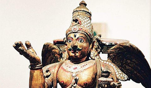 Garuda Challenges Indra