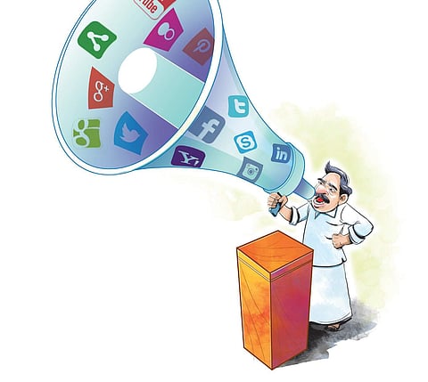 Parties kick up pre-poll social media storm in Telangana