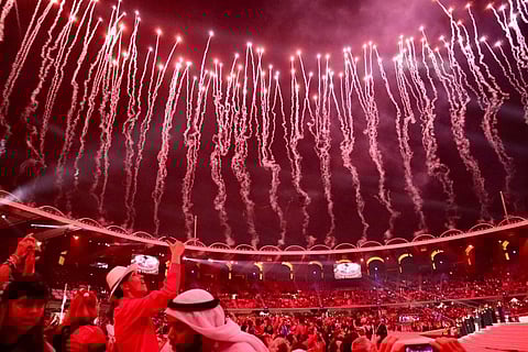 Closing ceremony of the Special Olympics in Abu Dhabi. (Photo | Twitter/@SpecialOlympics)