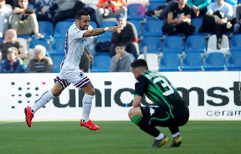 Quagliarella is the top scorer in Serie A ahead of Cristiano Ronaldo | AP