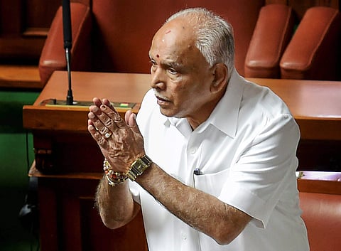 Karnataka Chief Minister B S Yediyurappa. (Photo| PTI)