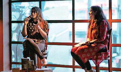 Reshma Joly (left) at the event in Nosh Haus | Aravind Haridas