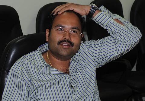 Former minister Anand Asnotikar. (Express photo by Nagaraja Gadekal)